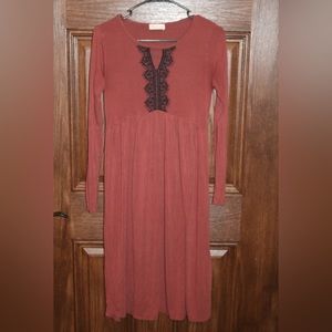 Pretty empire waist dress. Size Medium. Midi length